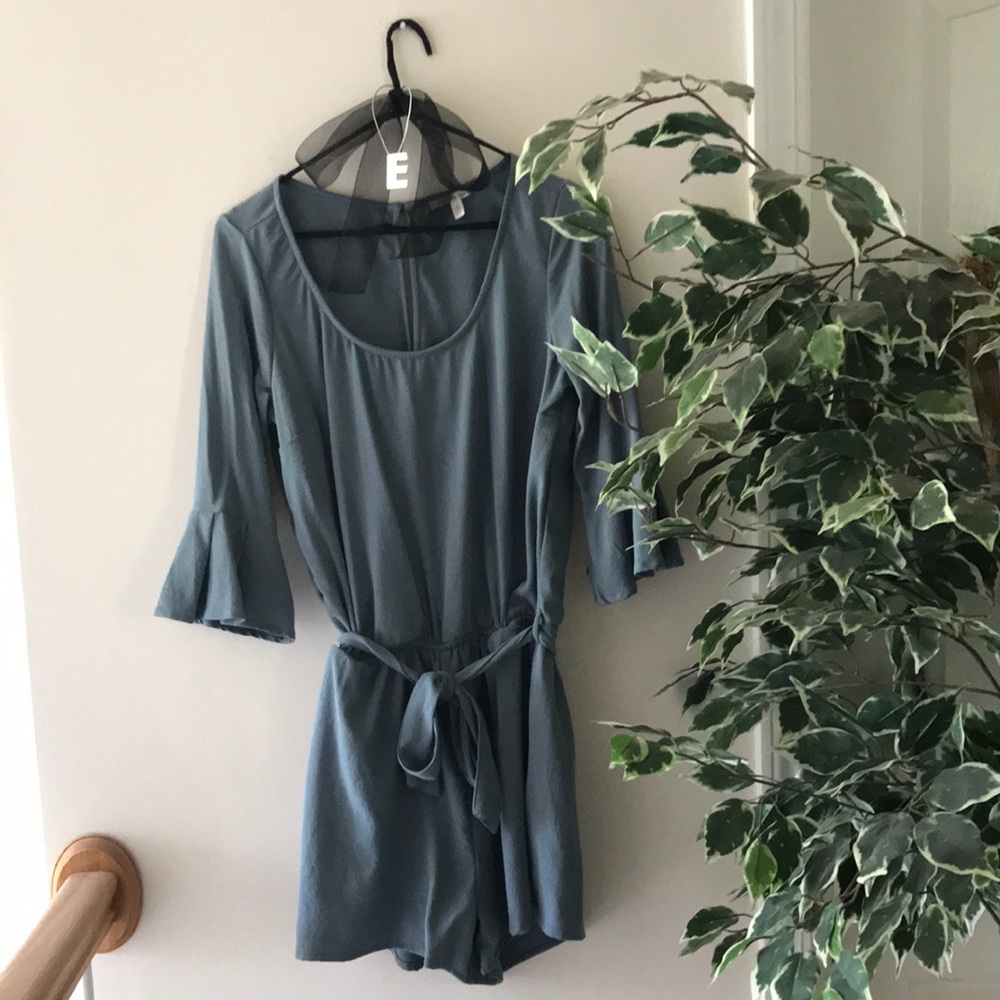 🥣 Dusty Blue Charlotte Russe Romper